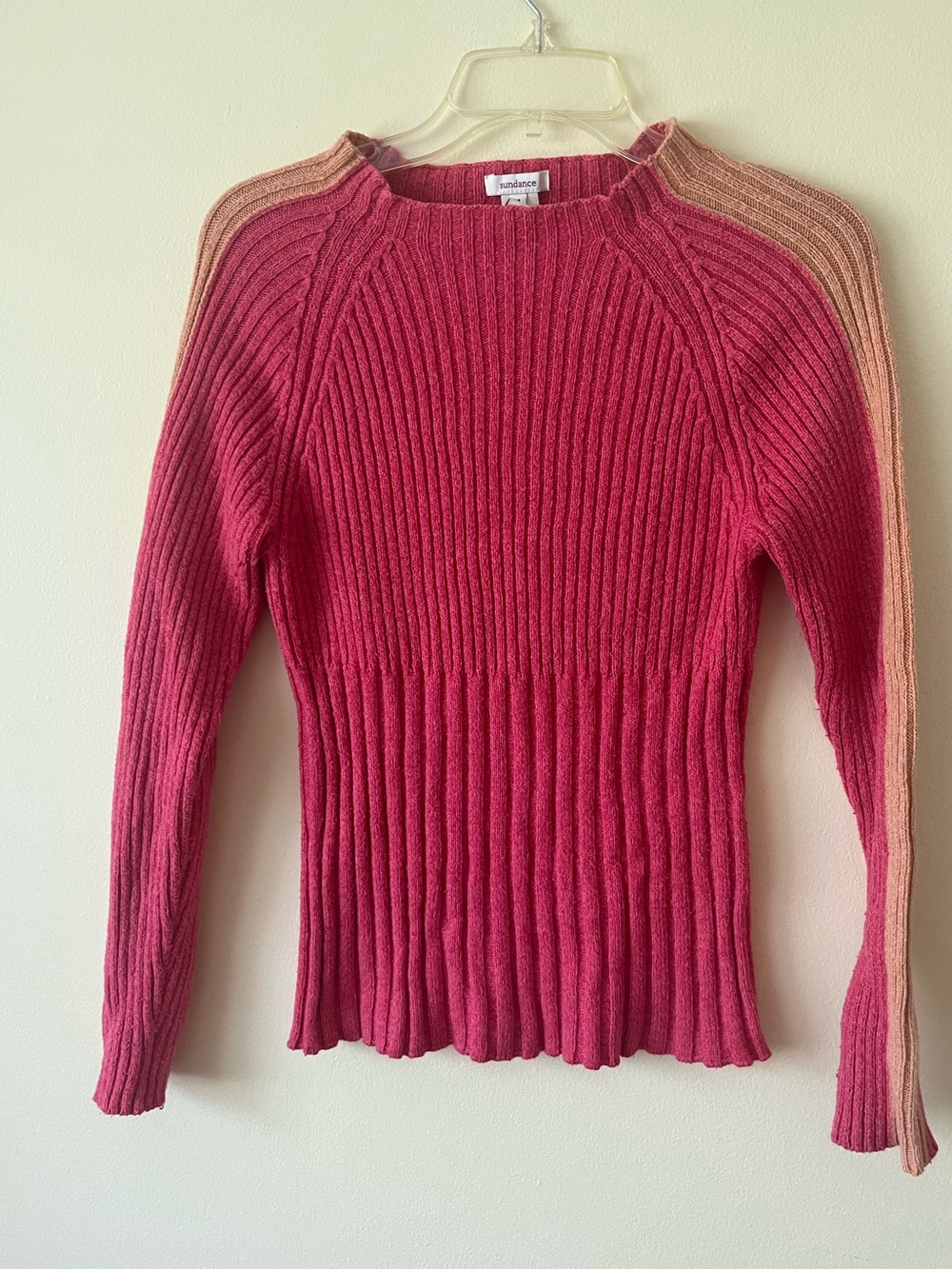 Sundance ribbed sweater medium